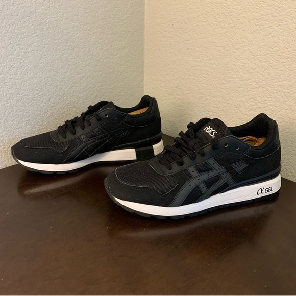 Asics GT-II H549Y 9090 Black White Sneakers Shoes Men's Size 9